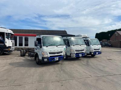 Choice of 3 Mitsubishi Fuso Canter 7C15-34 Cab and Chassis Year : 2013 63 Reg