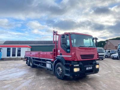 IVECO STRALIS 310 6X2 Rear lift And Steer Axle Drop Sided body 2007 56 Reg