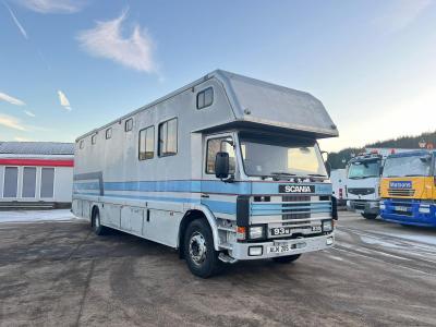Scania 93M 230 18 Tonne Horsebox Front Living Accommodation